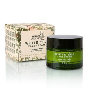 Κρέμα προσώπου για δυσχρωμίες με λευκό τσάι Herbal Energies, 50g